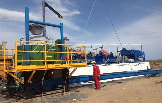 KOSUN水基泥漿鑽廢棄物處理係統設備組裝中